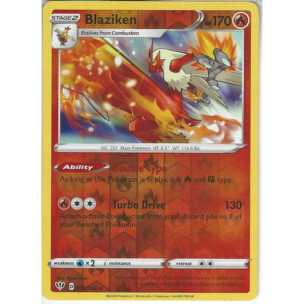 blaziken holographic card Blaziken VMAX Rainbow Shiny Holographic UV Printed Plastic Card