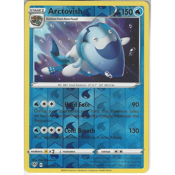 arctovish pokemon card V #176 Prices | Evolving Skies The item may be similar but not exactly the same as the image (e.g 054/189 Arctovish | Rare Reverse