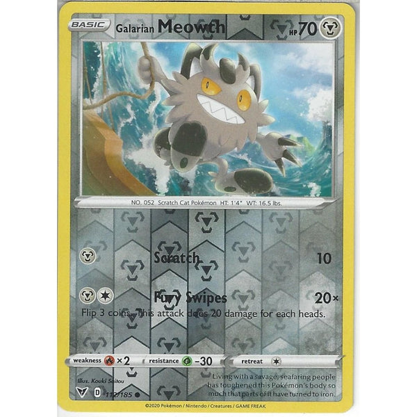 meowth holographic card Meowth (80/99) [Black & White: Next Destinies] Damaged Reverse Holofoil main image 1