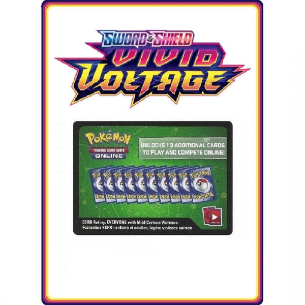 1x Sword & Shield 4 Vivid Voltage Online Code Card