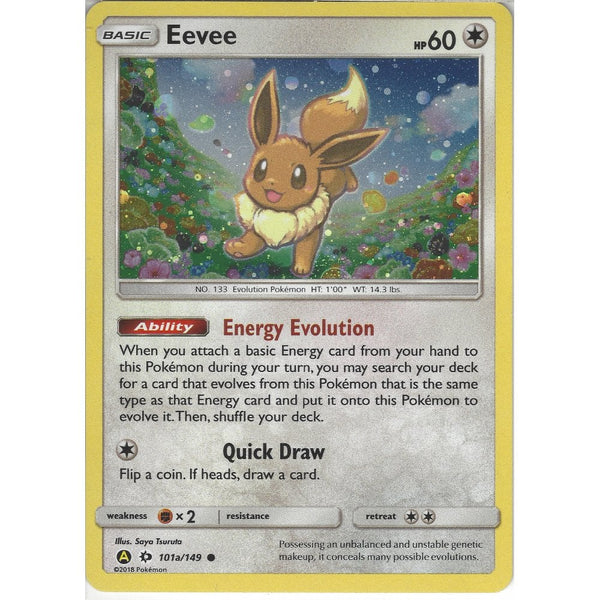 Eevee - 101a/149 - Alternate Rare Holo Promo Card - Recaptured LTD Eevee - 101a/149 - Alternate Rare Holo Promo Card - Recaptured LTD