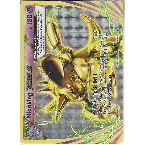 46/108 Nidoking BREAK | Rare Holo BREAK | XY12 Evolutions