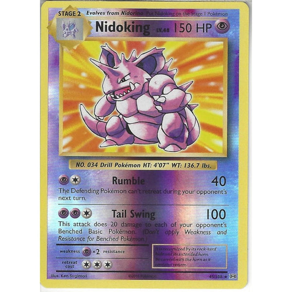 nidoking pokemon card