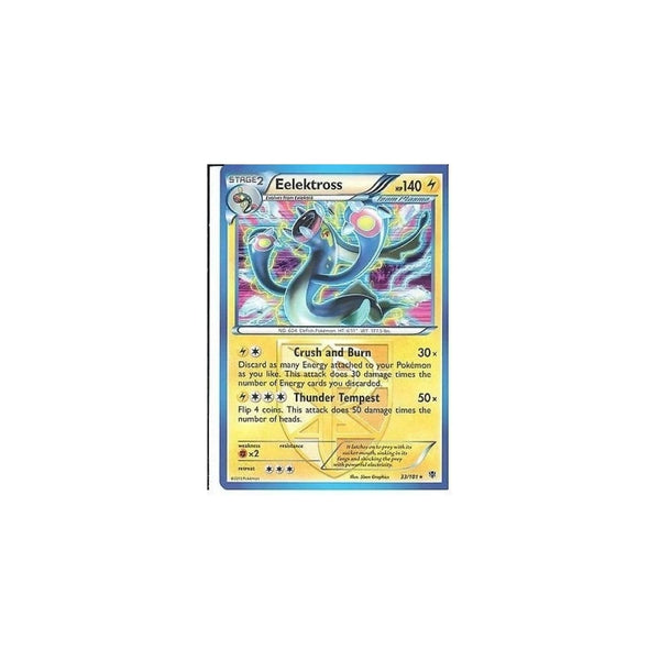 eelektross pokemon card POKEMON Black & White Plasma Blast - EELEKTROSS 33/101 HOLO