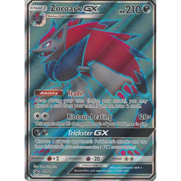 pokemon zoroark cards Pokemon EXTRA LARGE JUMBO CARD: ZOROARK GX - SM84 - Full Art Ultra Rar