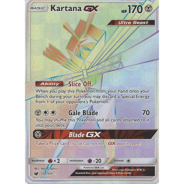 kartana pokemon card Kartana-GX | Crimson Invasion