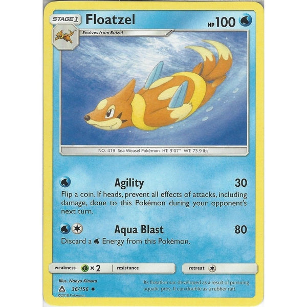 Pokemon SM-5 Ultra Prism Card: Floatzel - 36/156