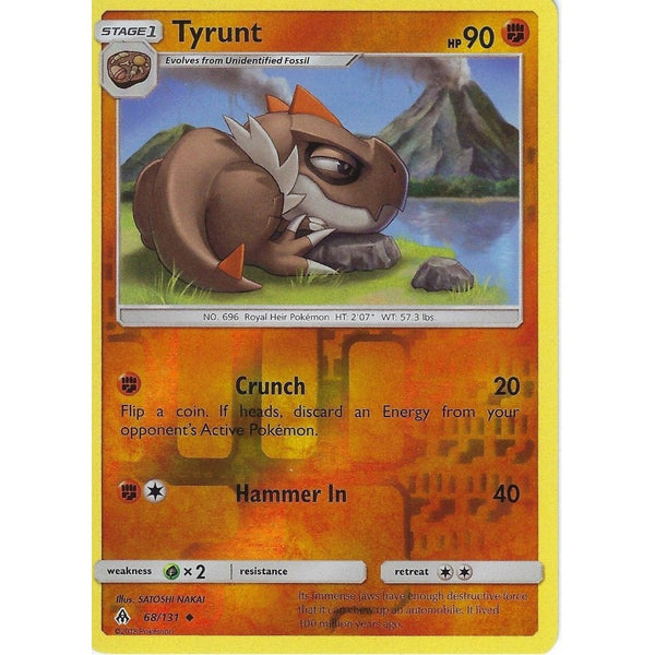 Pokemon SM Forbidden Light Card: Tyrunt - 68/131 - Reverse Holo