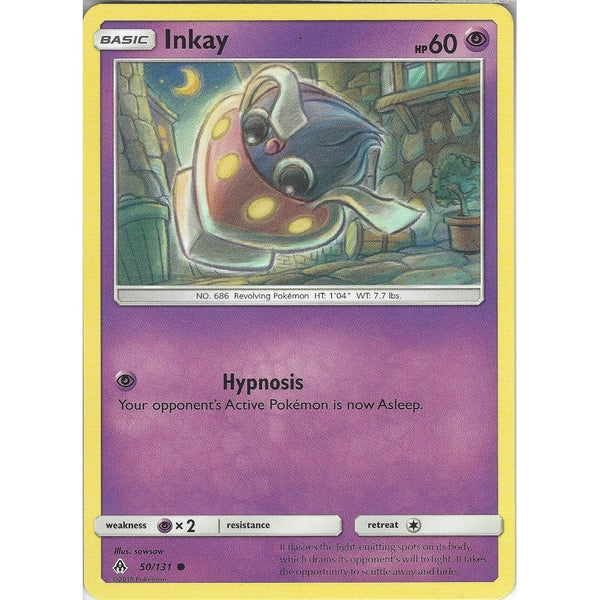 Pokemon SM Forbidden light: Inkay - 50/131 - Common Card