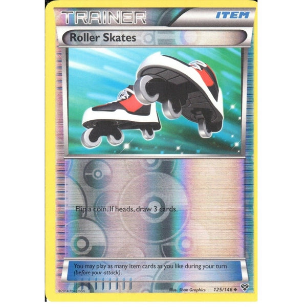 POKEMON XY - TRAINER - ROLLER SKATES 125/146 REV HOLO
