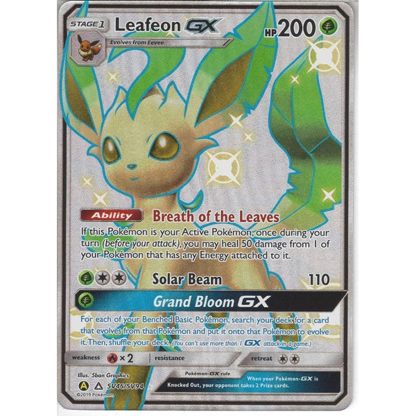 ライオン ポケモンカード SV46/SV94 Leafeon GX | Rare Ultra Card | Hidden Fates Shiny Vault