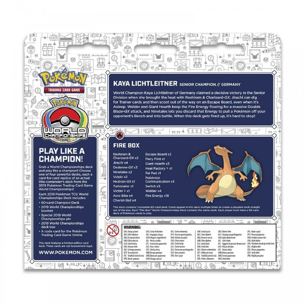 World Championships Deck 2019 Fire Box | Kaya Lichtleitner