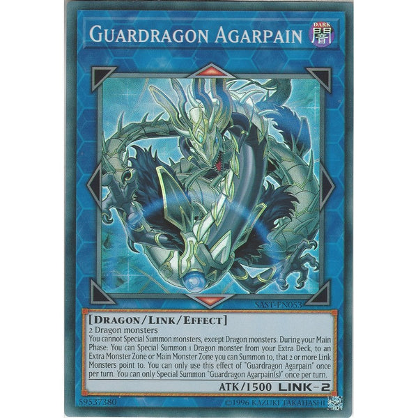 Guardragon Agarpain - SAST-EN053 - Super Rare Card - Unlimited - Recaptured  LTD
