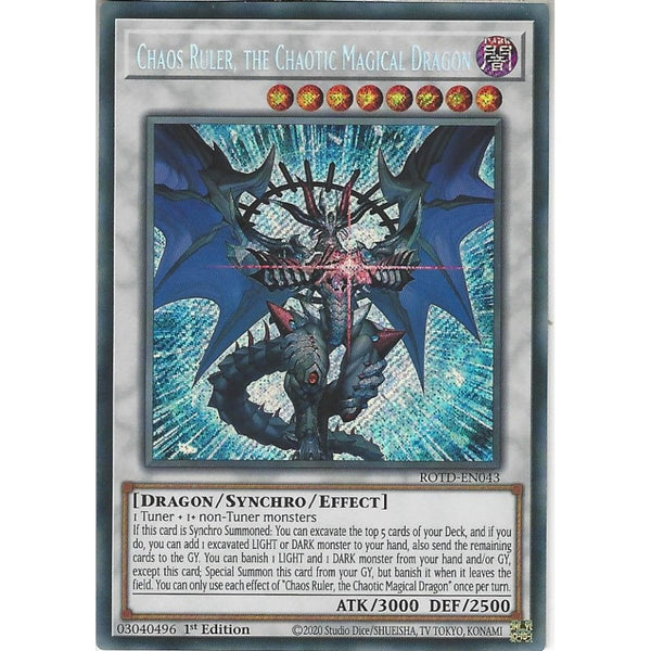 yugioh chaos ruler the chaotic magical dragon deck MP21-EN128 - Chaos Ruler, the Chaotic Magical Dragon - Ultra Rare