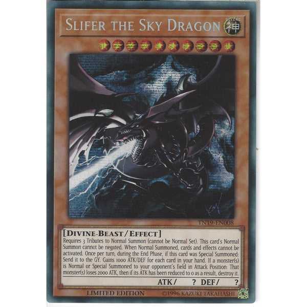 TN19-EN008 Slifer the Sky Dragon (Alternate Art) | Limited Edition | P - Recaptured LTD TN19-EN008 Slifer the Sky Dragon (Alternate Art) | Limited Edition | P - Recaptured LTD
