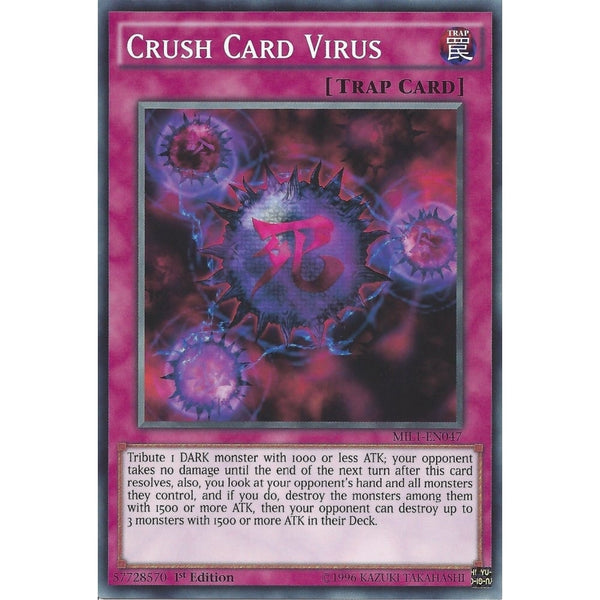 yugioh crush card virus deck Yu-Gi-Oh CRUSH CARD VIRUS - MIL1-EN047 1st Edition