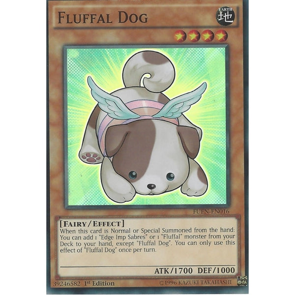 Yu-Gi-Oh FLUFFAL DOG - Super Rare - FUEN-EN016 1st Edition
