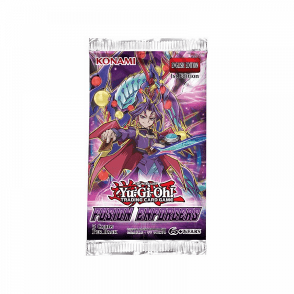 Yu-Gi-Oh Fusion Enforcers Factory Sealed Booster Box: 24 Packs