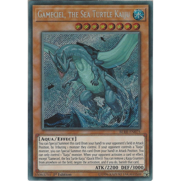 Yu-Gi-Oh GAMECIEL, THE SEA TURTLE KAIJU - BLRR-EN075 - 1st