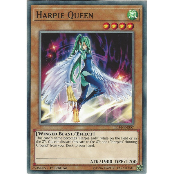 yugioh card harpie lady Yu-Gi-Oh Queen - LED4-EN007 - Common - 1st Edition Add 1 Harpie monster McDonald's and Pokémon partner Card:#42 - Golbat (LP) PRB-02