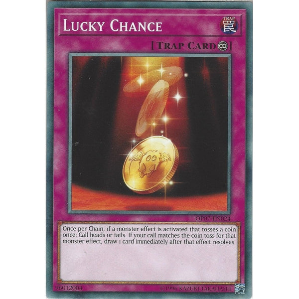 Yu-Gi-Oh LUCKY CHANCE - OP07-EN024 - Common Card - Recaptured LTD Yu-Gi-Oh LUCKY CHANCE - OP07-EN024 - Common Card - Recaptured LTD