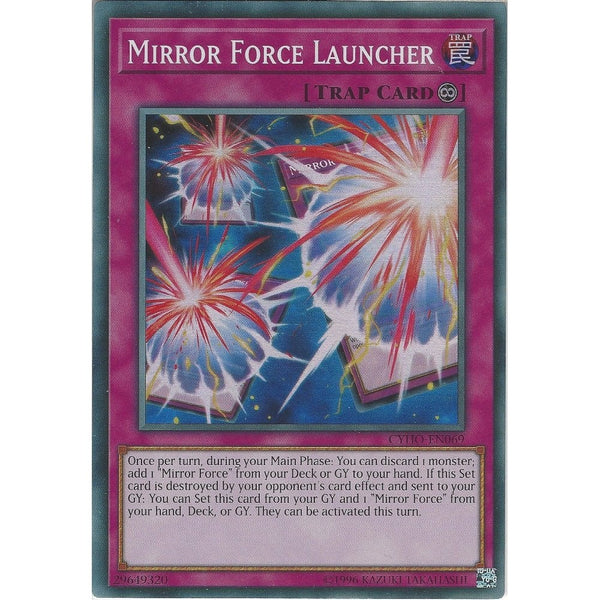 Yu-Gi-Oh Mirror Force Launcher - CYHO-EN069 - Super Rare Card