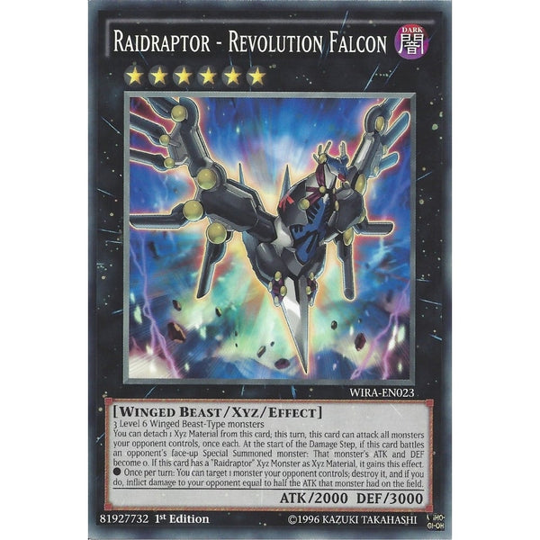 yugioh raidraptor cards Yu-Gi-Oh RAIDRAPTOR - REVOLUTION FALCON - WIRA-EN023 1st Edition