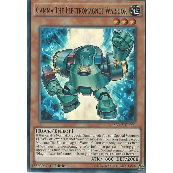 yugioh electromagnet warrior deck Yu-Gi-Oh Super Rare: GAMMA THE - SDMY-EN003 - 1s Hidden Arsenal: Chapter 1 Variant:Greninja 2021 Pokemon Sword &