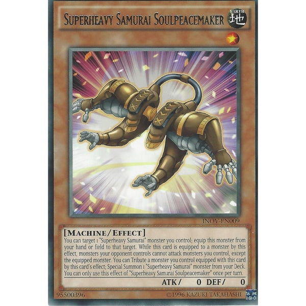 Yu-Gi-Oh SUPERHEAVY SAMURAI SOULPEACEMAKER - Rare - INOV-EN009