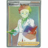 209/202 Professor's Research Rainbow Rare Card Pokemon Sword and Shield Base Set - Recaptured LTD