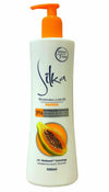 Silka Papaya Skin Whitening Lotion 500ml (with pump) - Large Size - Recaptured LTD