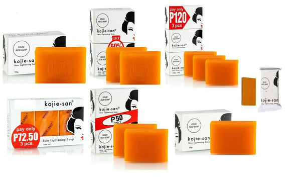 Genuine Kojie San Kojic Acid Soap Bars Skin Lightening Kojiesan Whitening - Recaptured LTD