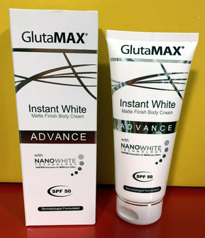 Glutamax Instant White Matte Finish Body Cream Advance SPF50 75ml