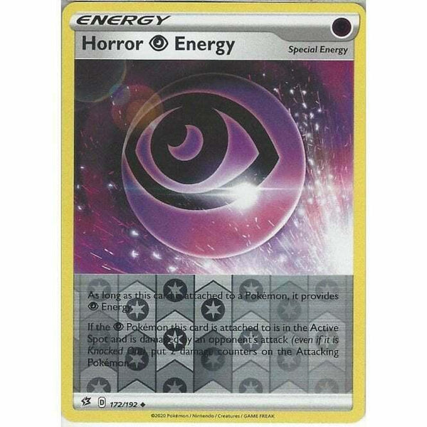 172/192 Horror P Energy Uncommon Reverse Holo Card Sword & Shield Rebel Clash - Recaptured LTD