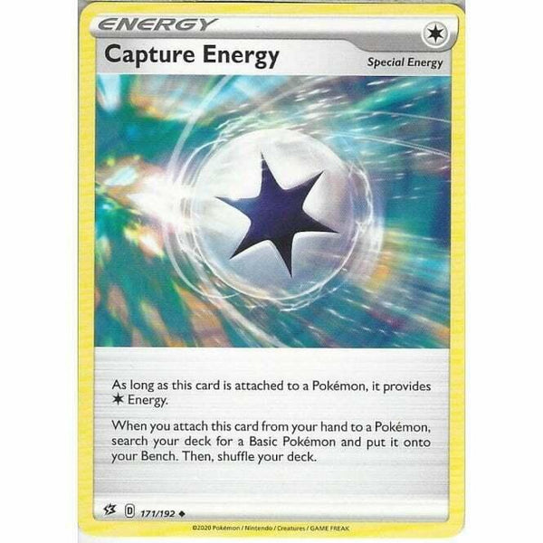 171/192 Capture Energy Uncommon Card Pokemon Sword & Shield Rebel Clash - Recaptured LTD