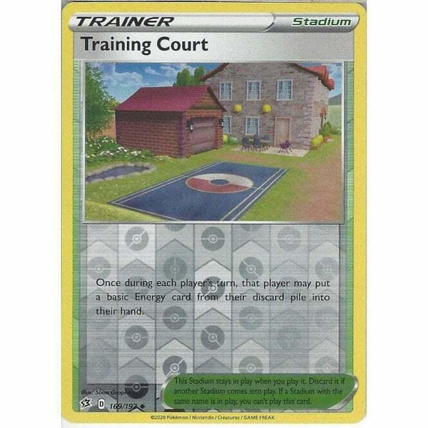 169/192 Training Court Uncommon Reverse Holo Card Sword & Shield Rebel Clash - Recaptured LTD