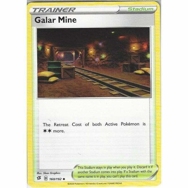 160/192 Galar Mine Uncommon Card Pokemon Sword & Shield Rebel Clash - Recaptured LTD