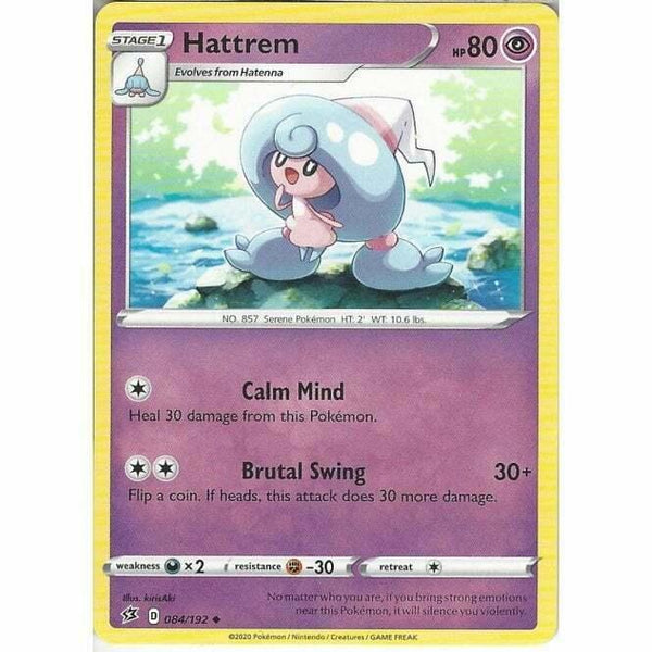 084/192 Hattrem Uncommon Card Pokemon Sword & Shield Rebel Clash - Recaptured LTD