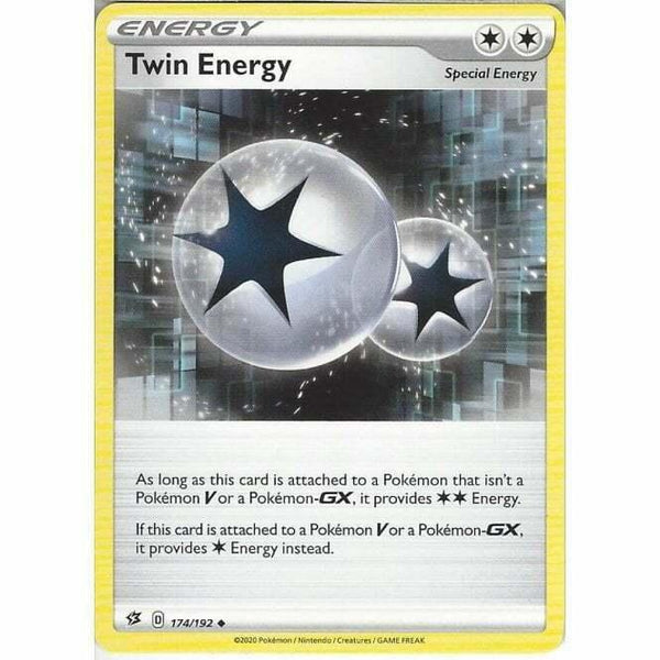 174/192 Twin Energy Uncommon Card Pokemon Sword & Shield Rebel Clash - Recaptured LTD
