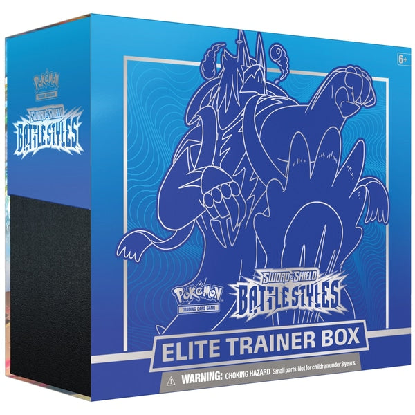 POKÉMON SWSH BATTLE STYLES ELITE TRAINER BOX - URSHIFU RAPID STRIKE (BLUE)