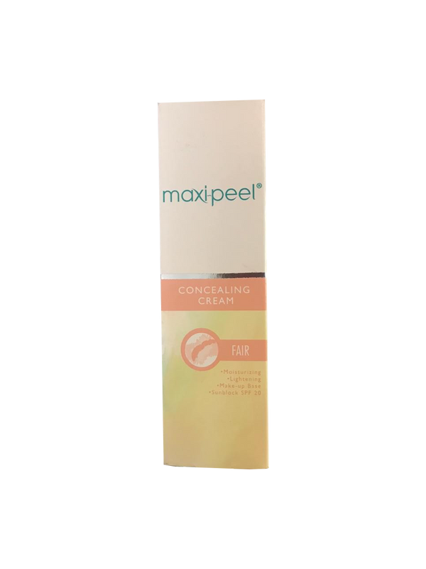 Maxi-Peel Concealing Cream FAIR Moisturising Lightweight SPF20 25g - UK Seller - Recaptured LTD