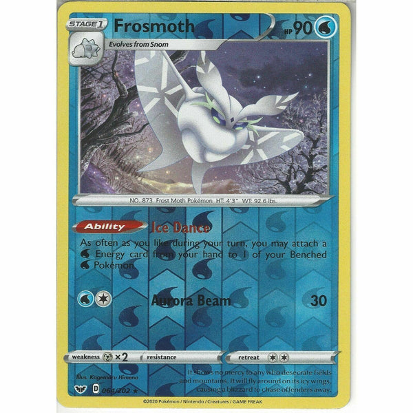 064/202 Frosmoth | Rare Reverse Holo Card Pokemon TCG Sword &amp;amp; Shield (Base Set) - Recaptured LTD