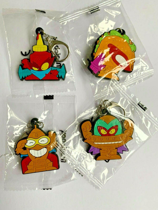 SUPERZINGS NEW SERIES 5 SUPER RARE KEY RINGS KEYRINGS - Recaptured LTD
