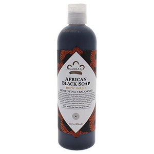 Nubian Heritage African Black Soap Body Wash 13 oz body Wash - UK SELLER