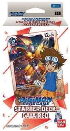 Digimon English TCG ST-1 Starter Deck Gaia Red - 54 Cards
