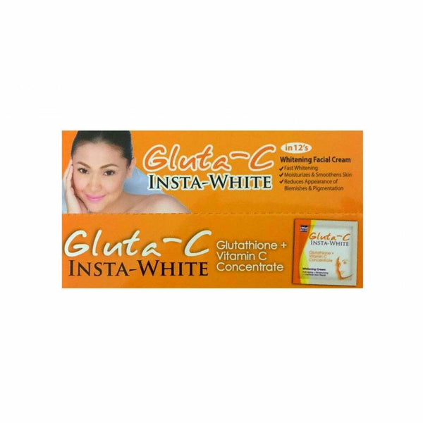 Gluta-C Insta-White Whitening Concentrated Facial Cream 60ml (5ml x 12 sachets)