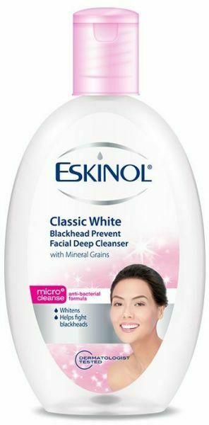 Eskinol Classic White Blackhead Prevent Facial Deep Cleanser Mineral Grain 225ml