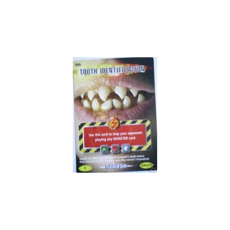 INVADER CARD 595 TOOTH IDENTIFICATION - Recaptured LTD