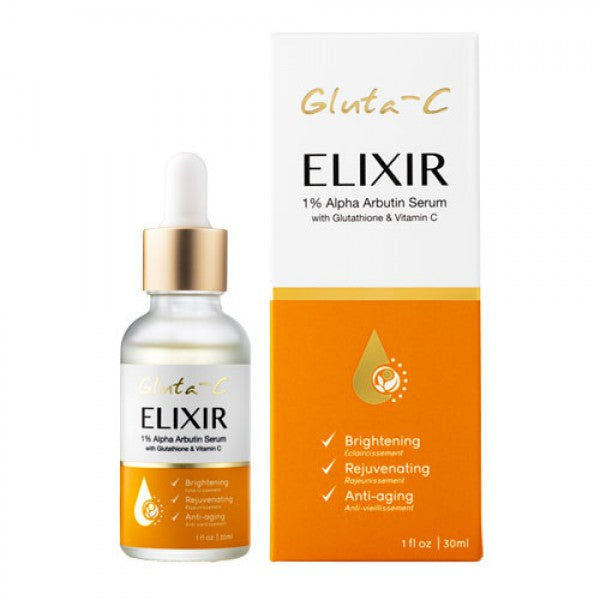 glutathione alpha arbutin serum Gluta-C Elixir 1% Alpha Arbutin Serum 30ml