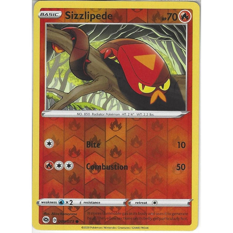 sizzlipede pokemon card 029/132, Centiskorch 030/132, Mega Common Retreat cost Pokemon - Sizzlipede SV018/SV122 -
